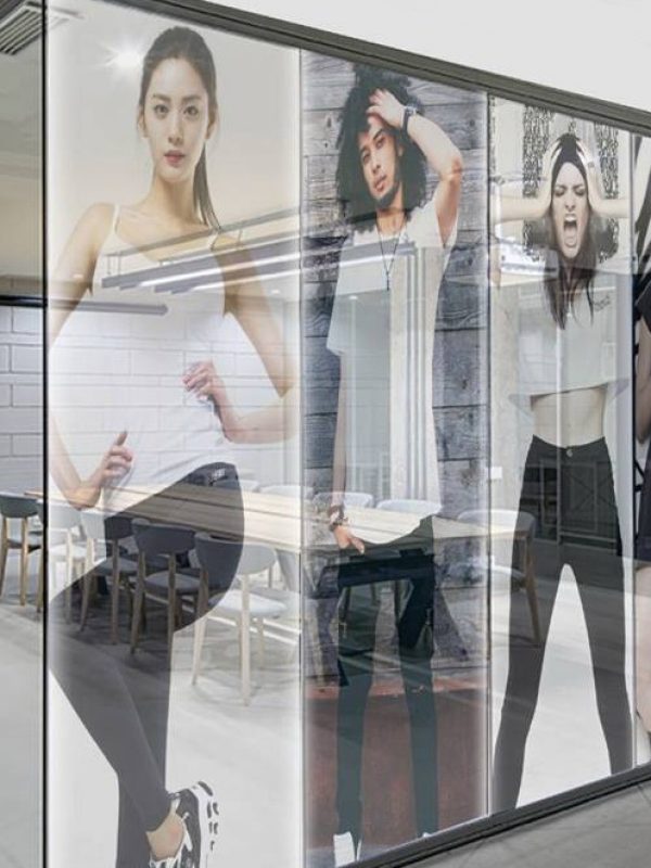 Advertiding-on-glass