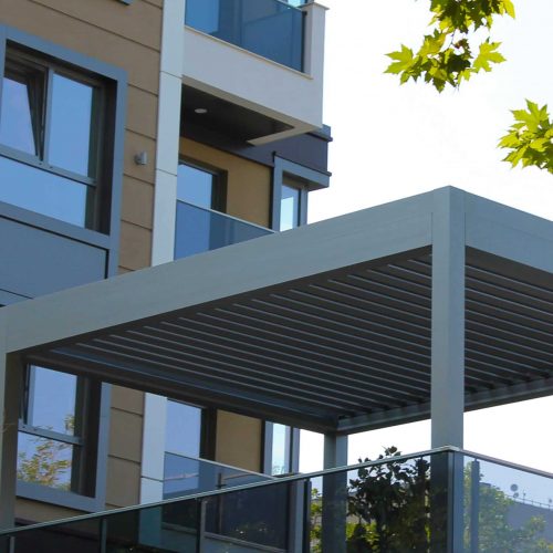 Prado Bioclimatic Tilting Aluminium Louvre system